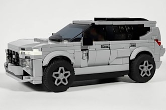 design 3d lego design set moc lego technic bike car  ship with instruction