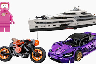 design 3d lego design set moc lego technic bike car  ship with instruction