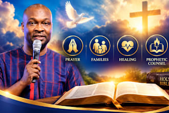 pray for your business, families, healing prayers, prophetic counsel