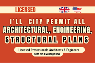 city permit architecture structural engineer mep floor plan letter stamp drawing
