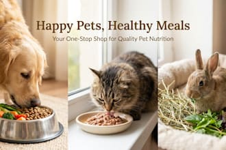 design a high converting shopify pet store website for online pet brand