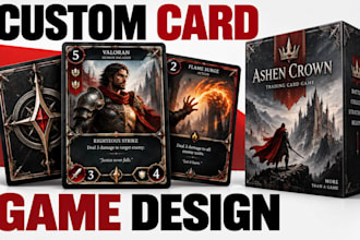 design card game, board game card frame, card template playing card game box