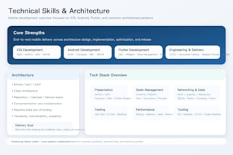 develop IOS android mobile app