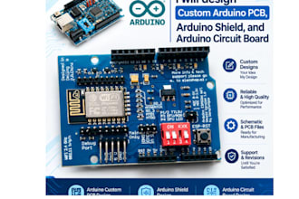 design aurduino pcb, circuit board and arduino shield