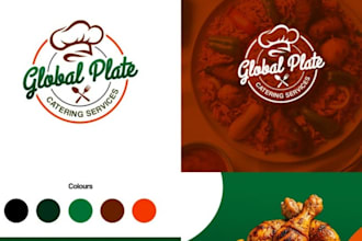 design a catering flyer for your brand