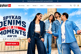revamp shopify streetwear website, y2k shopify store and redesign fashion store