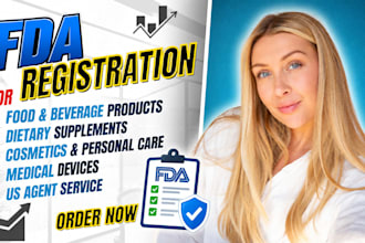 handle your food drugs cosmetics with fda us agent for fda registration