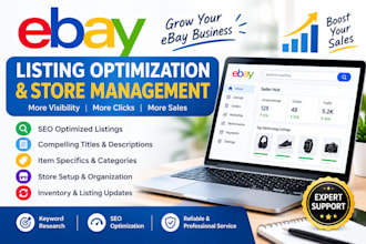 optimize ebay listings and manage your ebay store