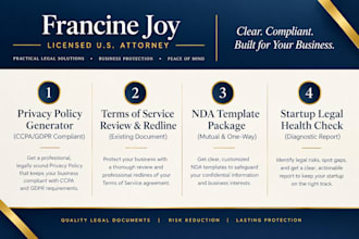 write a custom gdpr and ccpa compliant privacy policy as a US attorney