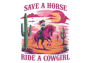 do vintage western cowboy logo design for tshirt
