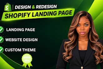 design a high converting shopify landing page