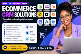 setup shopify CRM automation hubspot klaviyo zapier make integrations