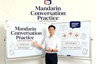 be your hsk and daily mandarin conversation practice partner