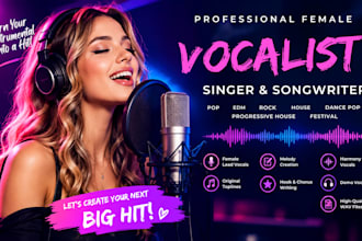 be your female singer female pop singer female vocalist songwriter