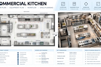 design commercial kitchen layout with restaurant layout and equipment layout