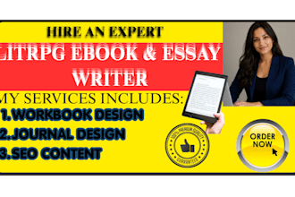 be your litrpg ebook and essay writer