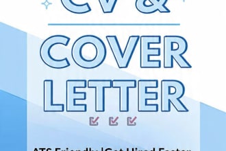 write professional CV and cover letter