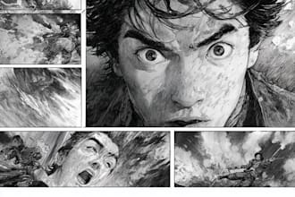 draw amazing comic or manga page