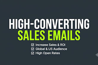 write high converting sales email copy for your business