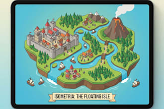 design amazing vector or isometric maps illustration