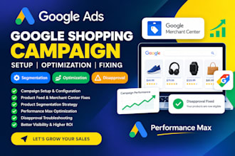 setup google shipping campaign max optimization fixing segmentation disapproval