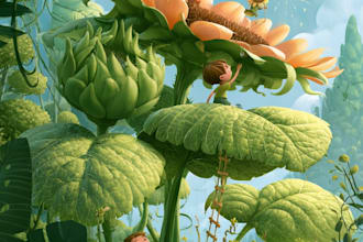 draw children book illustration and children book