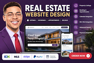 wix real estate website, calender booking, rental, appointment booking, mls, idx