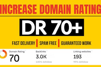 increase dr, increase ahrefs dr, increase domain rating dr