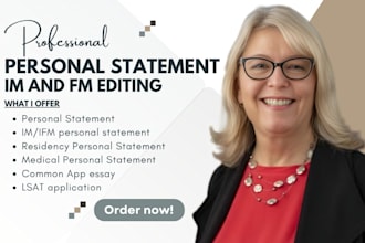 edit internal medicine, family medicine personal statement medical cv editing