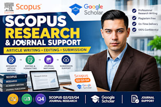 do scopus writing, research article and journal publication support, q2, q3, q4