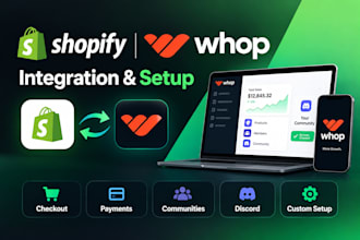build whop shopify checkout integration custom checkout payment gateway fix sync