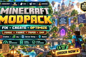 create fix optimize minecraft modpacks forge spawn paper smp minecraft developer