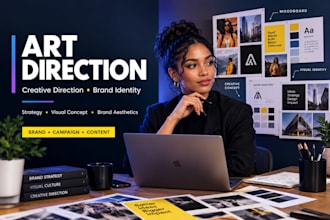 do art direction graphics design and creative direction for your brand identity