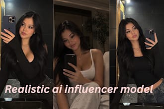 create realistic ai influencer ai model for insta and social media