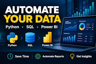 automate your data workflows with python, sql and power bi