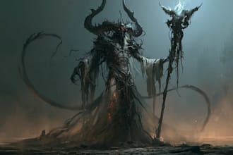paint your dark fantasy creature