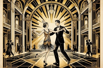 make vintage retro poster illustration