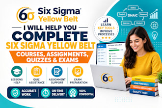 tutor you in lean six sigma yellow belt