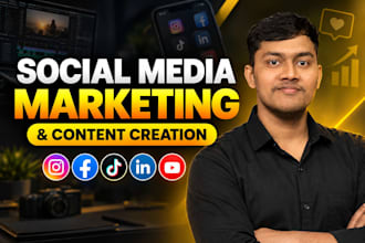 do social media marketing and create content for your brand