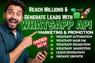 do whatsapp mass dm, bulk messaging, marketing, promotion, wati and automation