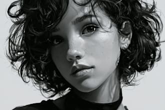 draw digital illustration realistic