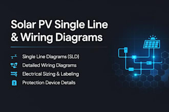 design solar pv electrical single line and wiring diagram for pv system