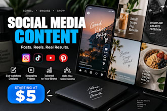 create social media content