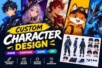 create a unique custom character design for you