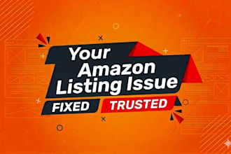 fix your amazon product listing issue