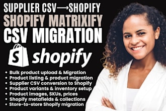 do shopify matrixify format bulk product upload CSV import export migration