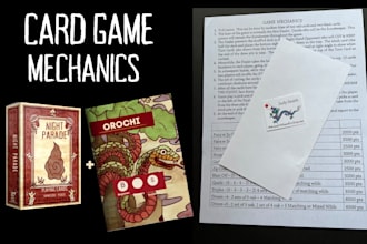 design card game mechanics, tcg, ccg and deck building systems