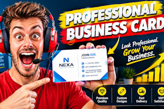 design a professional business card with qr code