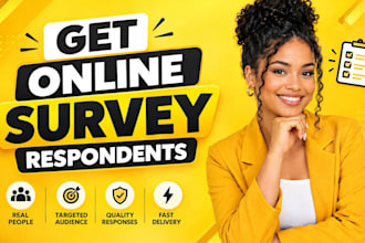 gather real survey respondents to fill online surveys forms questionnaire polls