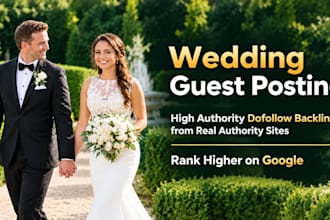 do wedding guest post and build backlinks for wedding blogs